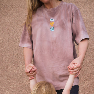The  Adult Tee - Planet Love Mini Print