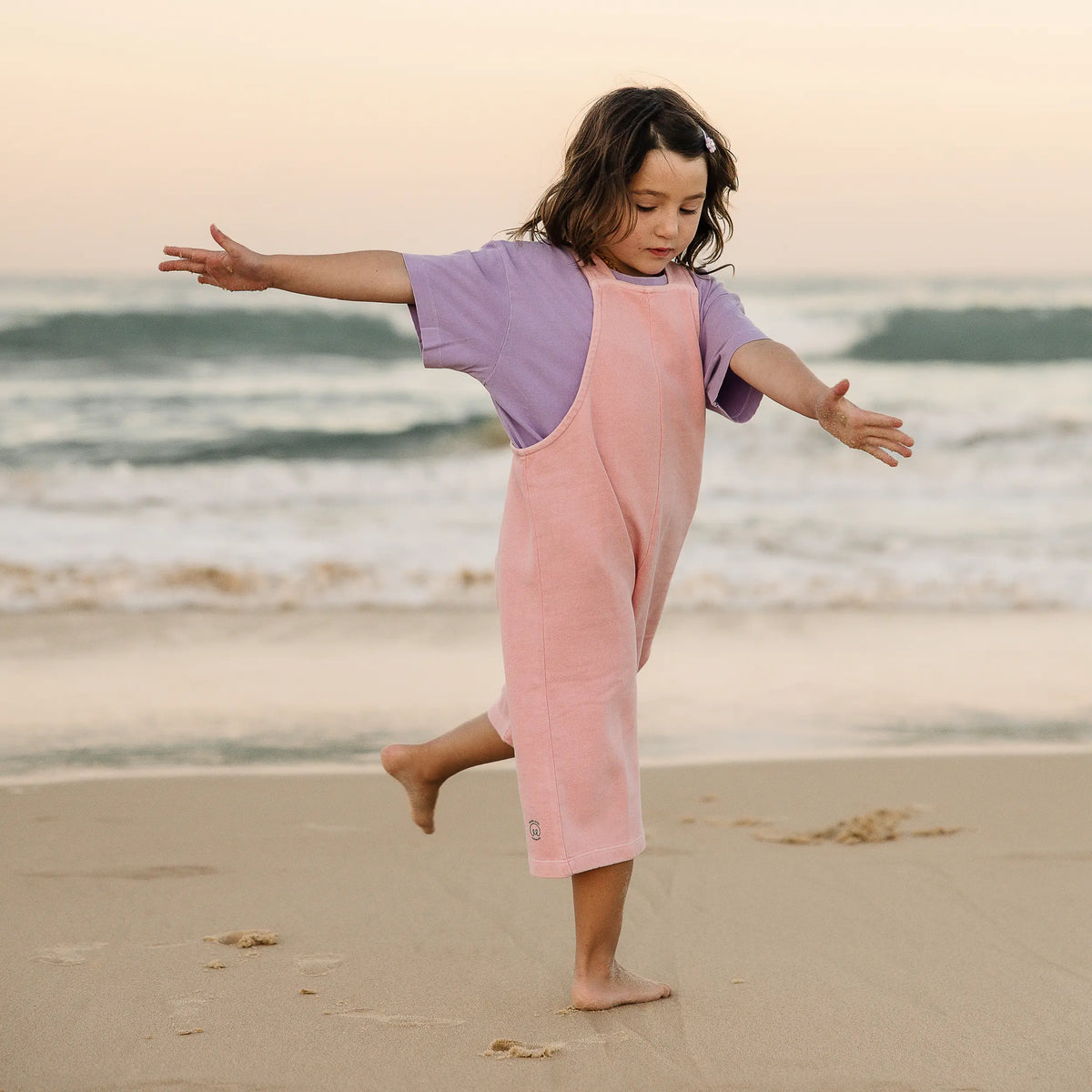 Imperfect Overalls Coral